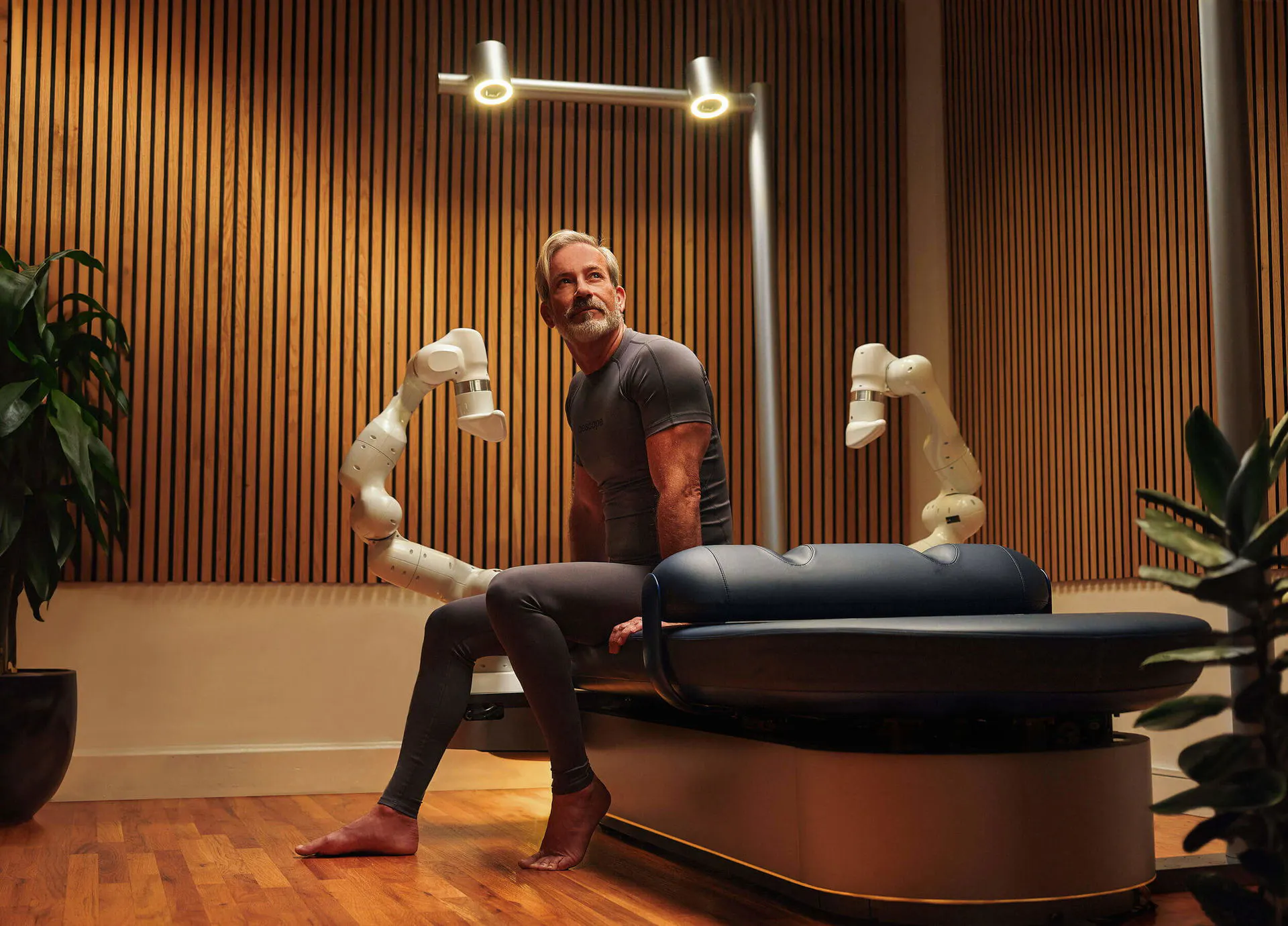 The Aescape massage system.