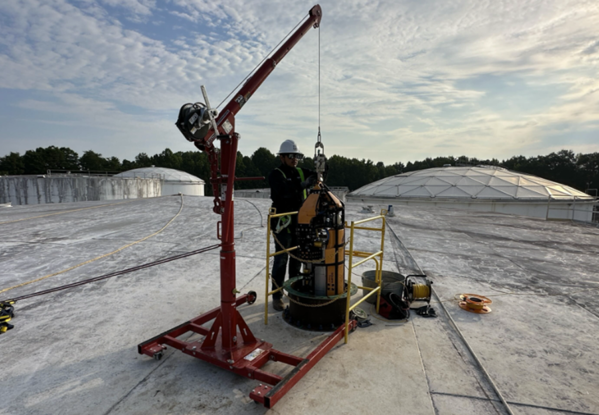 One of Square Robot’s robots being deployed.
