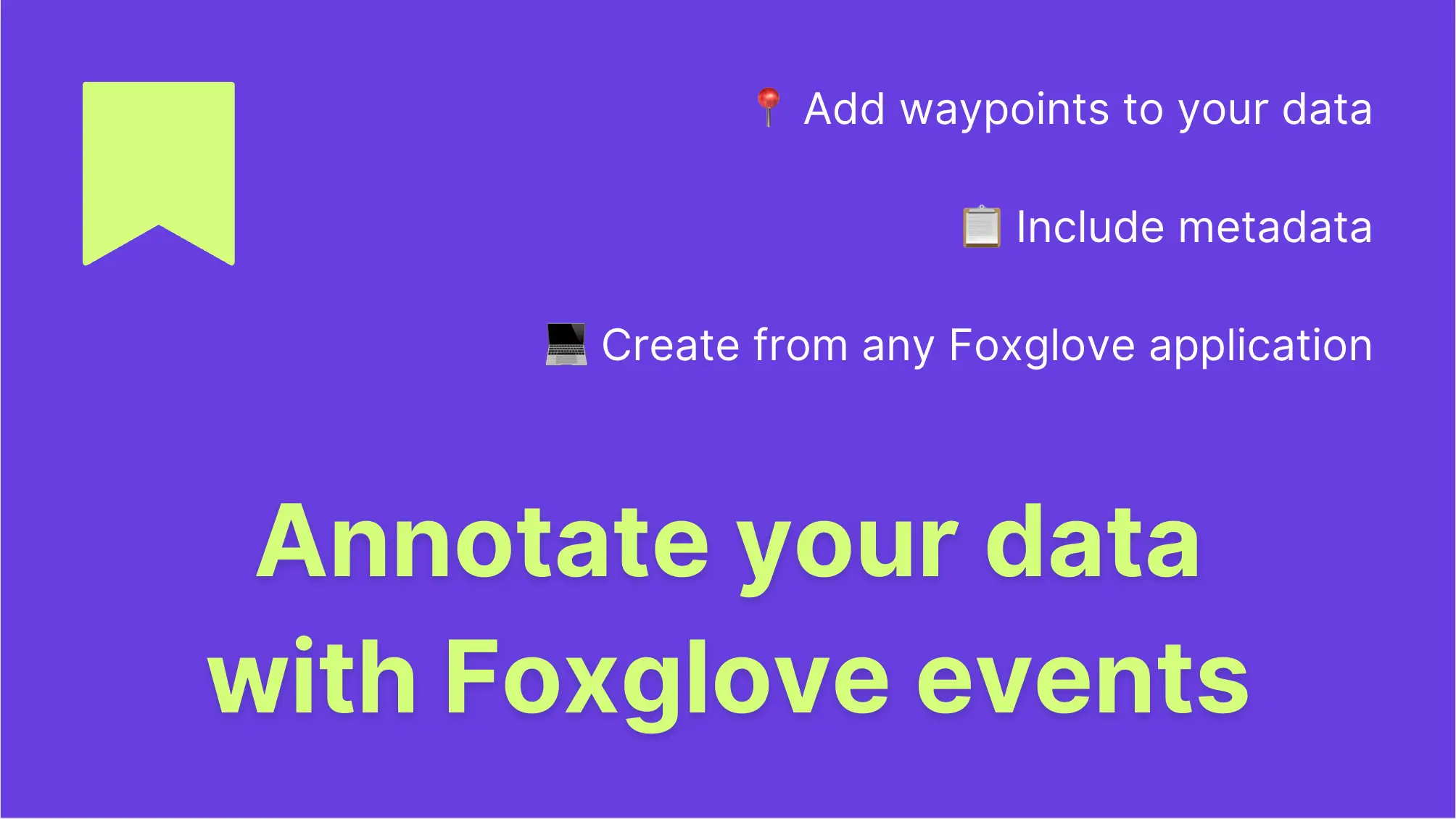 Header image for Announcing: Foxglove Events.