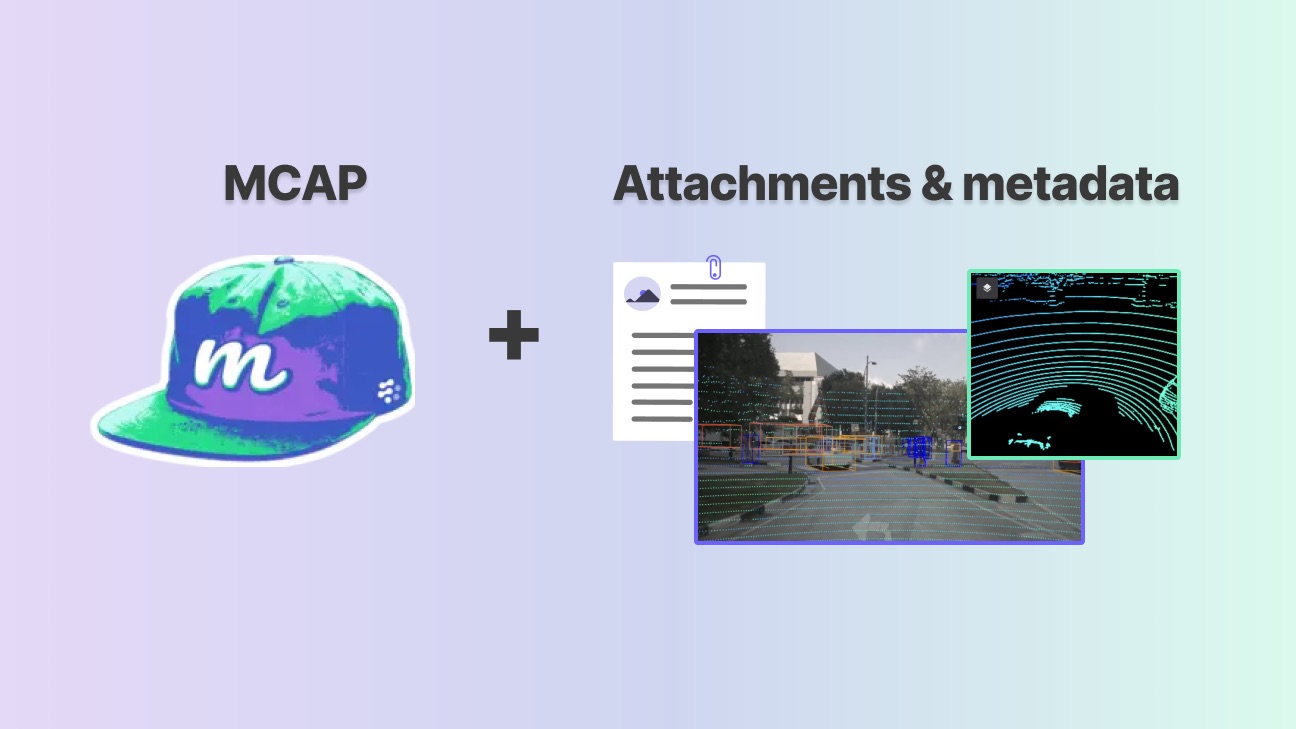 Header image for Announcing MCAP Metadata and Attachments Support