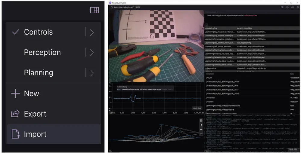 Import Duckiebot layout