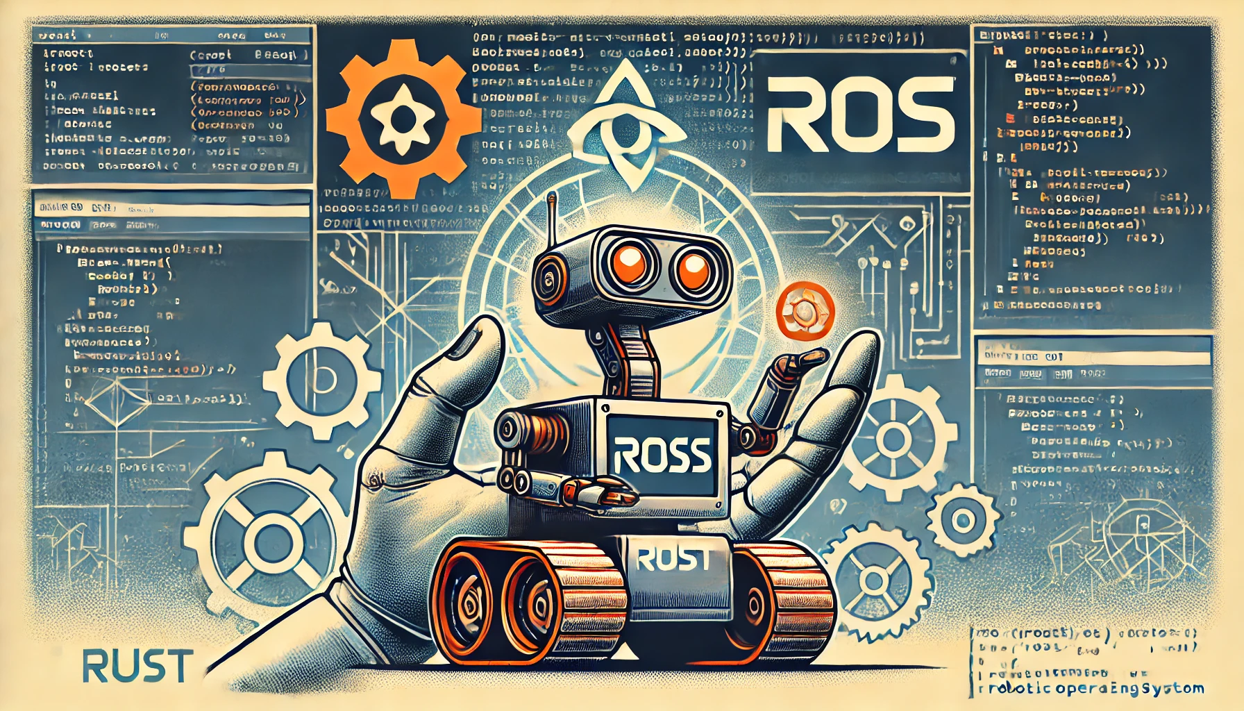 Hero image for The first steps when using Rust with ROS 2