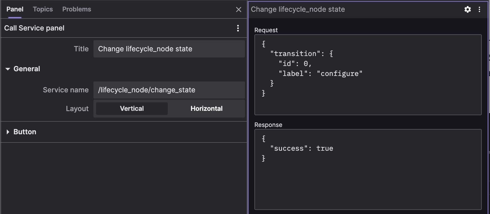 Change state response