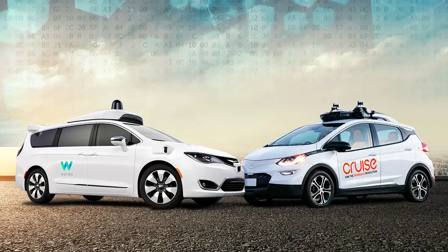 Self-driving companies Cruise and Waymo
