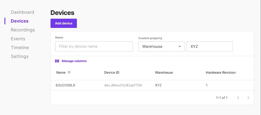 query by custom property