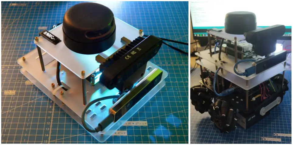 unmounted and mounted navigation module