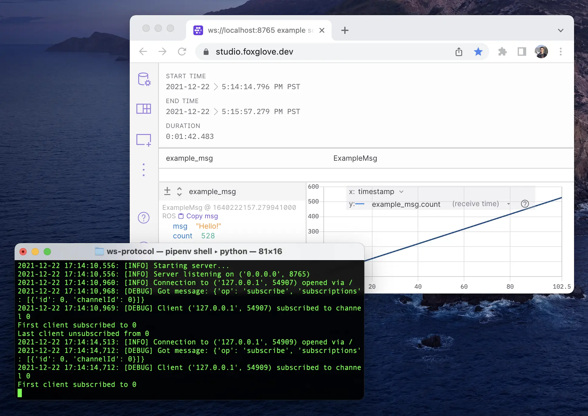 Hero image for Using Protobuf Data with the Foxglove WebSocket Connection